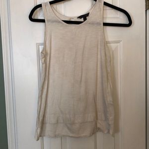 White tank top from banana republic in small